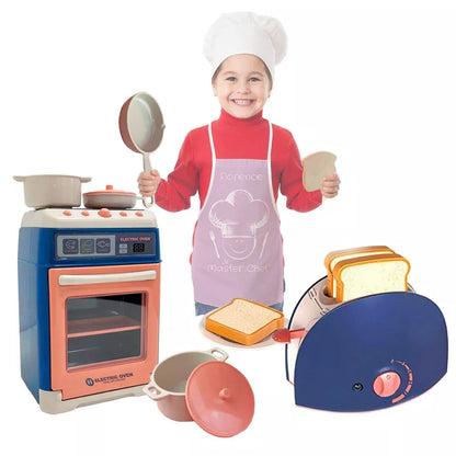 Realistic Pretend Play Oven Mini Home Appliance Toy for Kids